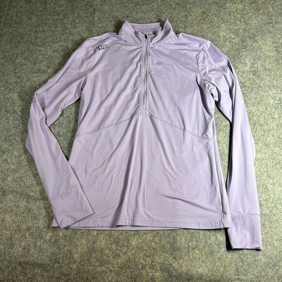 5.11 Half Zip Womens Large PT-R CATALYST 1/2 Zip Lavender Purple Outdoor - Picture 1 of 10